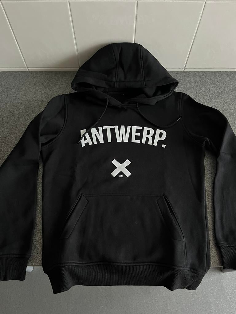 Zwarte hoodie ‘Antwerp’ Becks - maat S, Neuf, Enlèvement ou Envoi, Taille 46 (S) ou plus petite, Noir