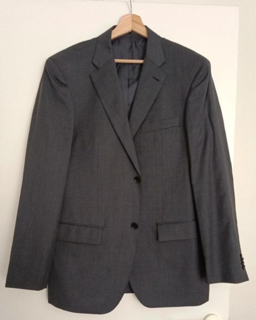 Blauwgrijs herenpak 2 stuks maat L, Kleding | Heren, Ophalen of Verzenden, Gedragen, Overige kleuren, El Corte Ingles