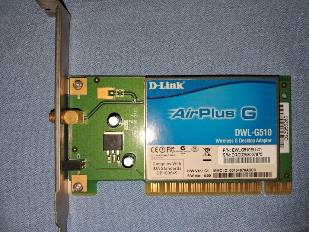WIFI  PCI * mini PCI * Common Interface module, Computers en Software, Netwerkkaarten, Gebruikt, Intern, Ophalen