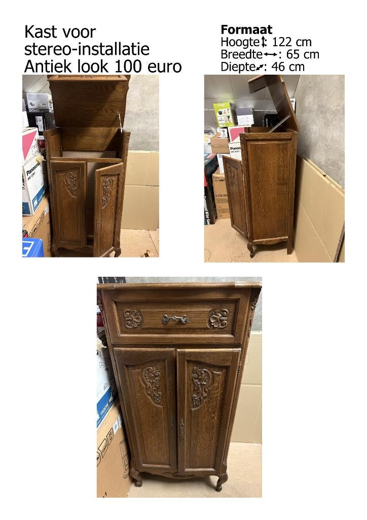 Kast, 25 à 50 cm, Avec porte(s), Klassiek, Enlèvement