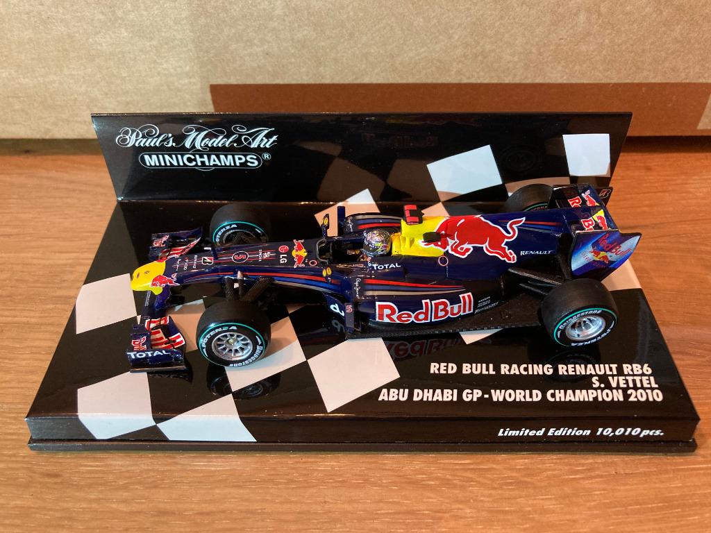 Sebastian Vettel 1:43 Abu Dhabi 2010 World Champion RB6, Verzamelen, Ophalen of Verzenden, Nieuw, Formule 1