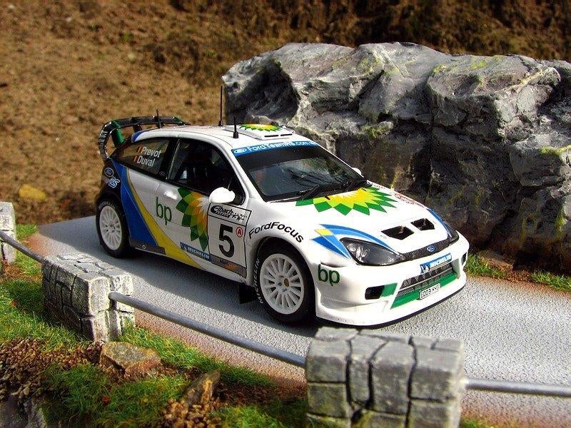 Ford Focus RS WRC EVO3 #5 Duval, Deutschland 2003 - IXO, Hobby en Vrije tijd, Ophalen of Verzenden, Zo goed als nieuw, Auto, Overige merken