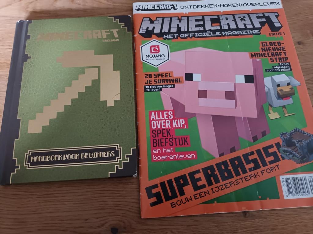 Pakket 2 minecraft boeken, Boeken, Ophalen, Gelezen