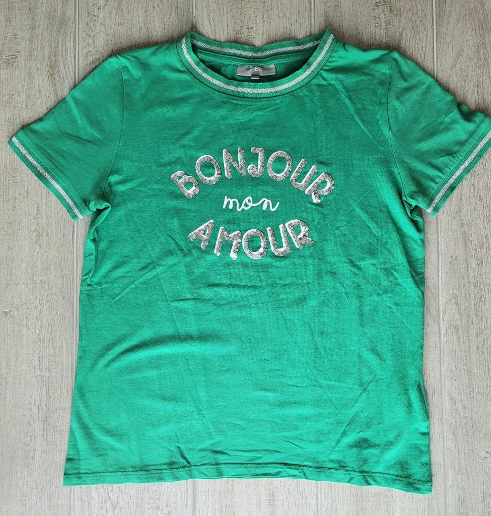 Groen T-shirt - JBC - maat 164, Kinderen en Baby's, Kinderkleding | Maat 164, Meisje, JBC, Ophalen of Verzenden, Zo goed als nieuw