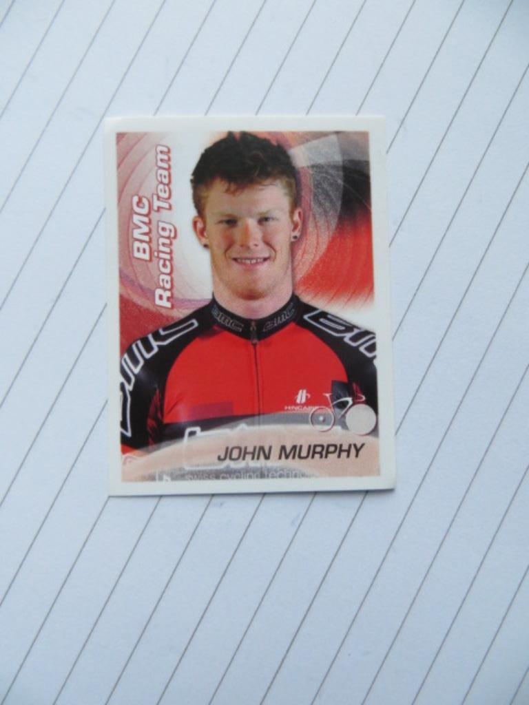 Sticker: Sprint 2010 : John Murphy - BMC - Panini - 46, Verzamelen, Ophalen of Verzenden, Nieuw, Sport