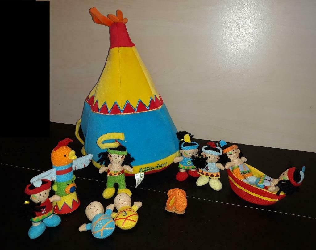 LE TIPI ET LES INDIENS (figurines molles), Ophalen