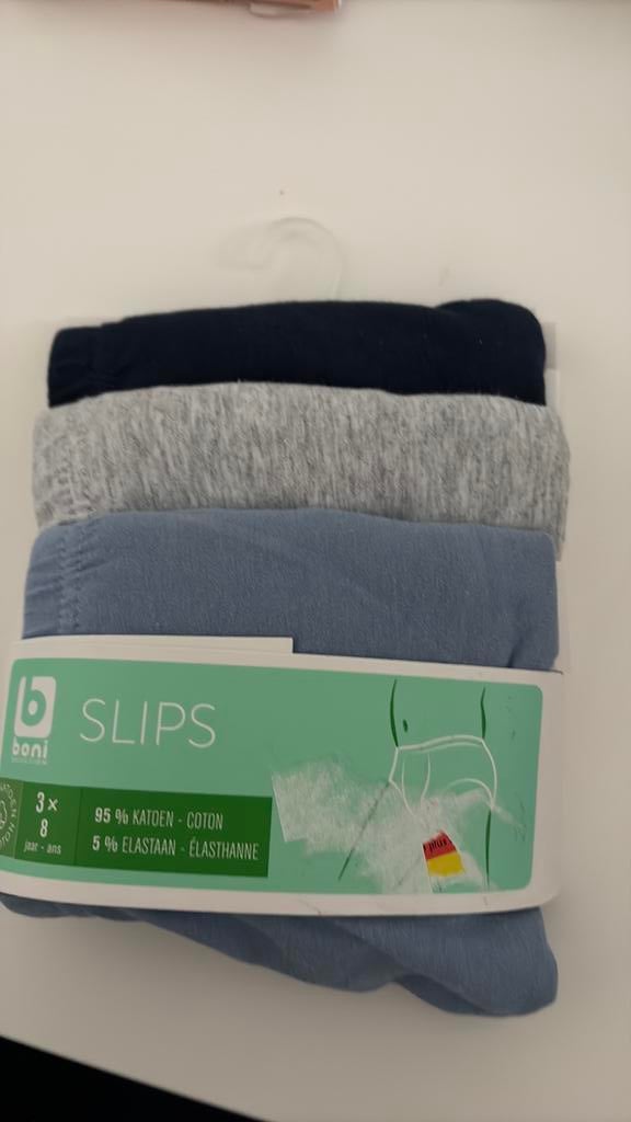 3 slips onderbroek jongens 8 jaar, Kinderen en Baby's, Boni, Nacht- of Onderkleding, Nieuw, Ophalen of Verzenden