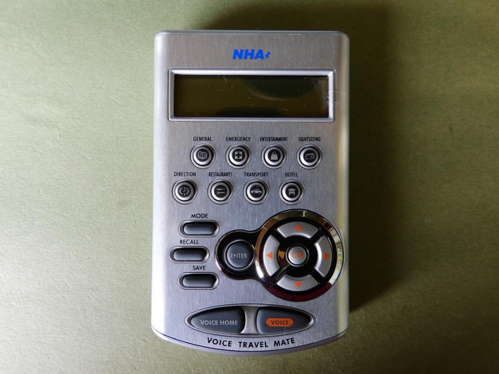 NHA : VOICE TRAVEL MATE, Enlèvement, Neuf