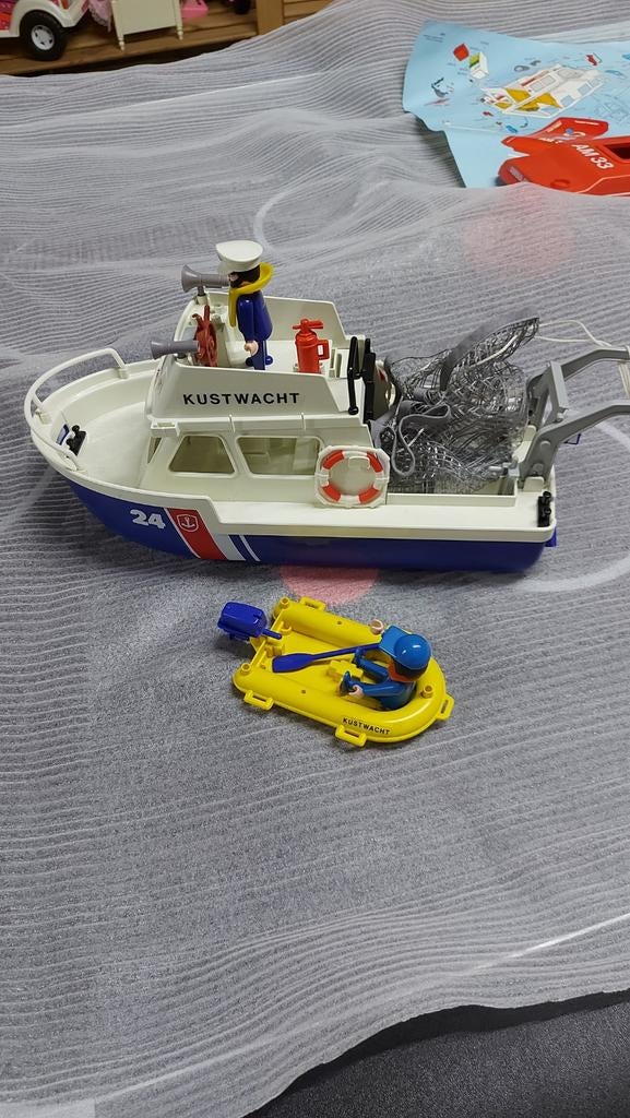 Playmobil boot kustwacht vintage, Enlèvement