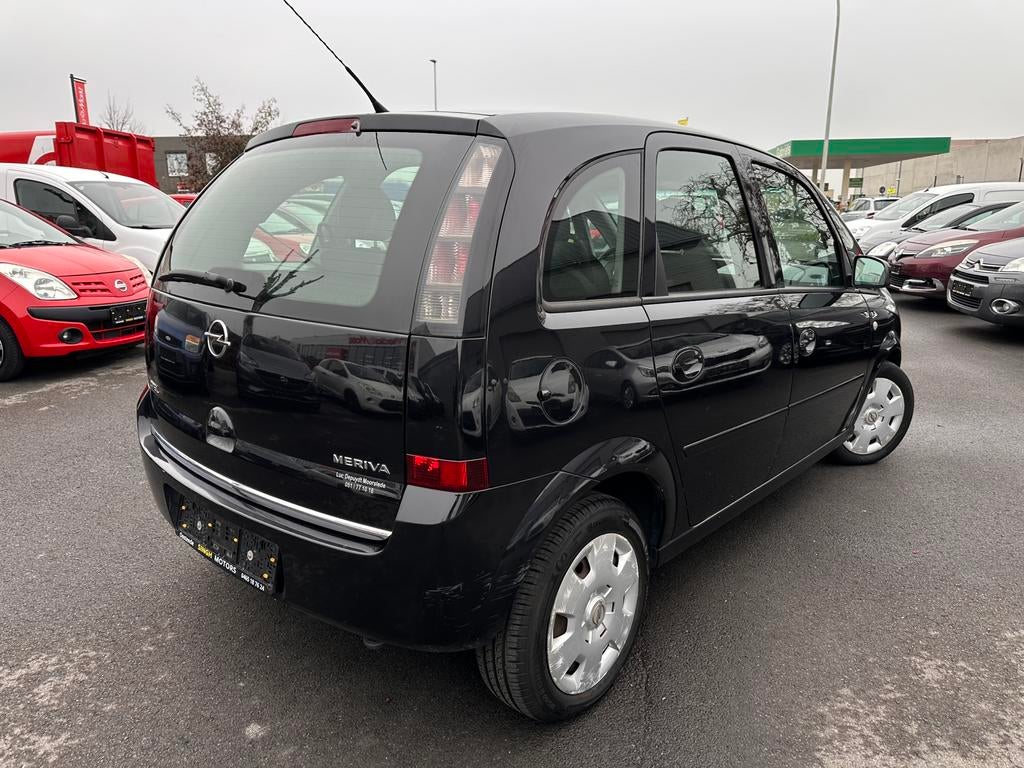 Opel Meriva 1.4 benzine | Airco | Keuring + Carpass |, Auto's, Zwart, Meriva, Euro 4, 66 kW