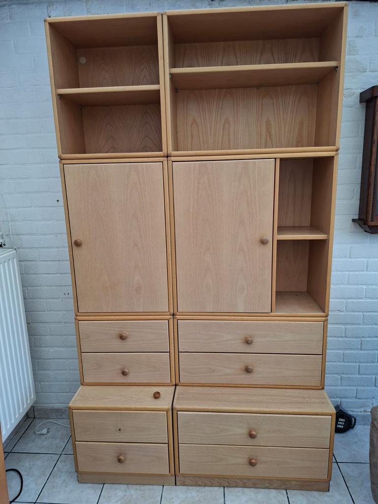 Mooie vintage kast van het merk Hulsta, 25 à 50 cm, Moins de 150 cm, Enlèvement, Utilisé