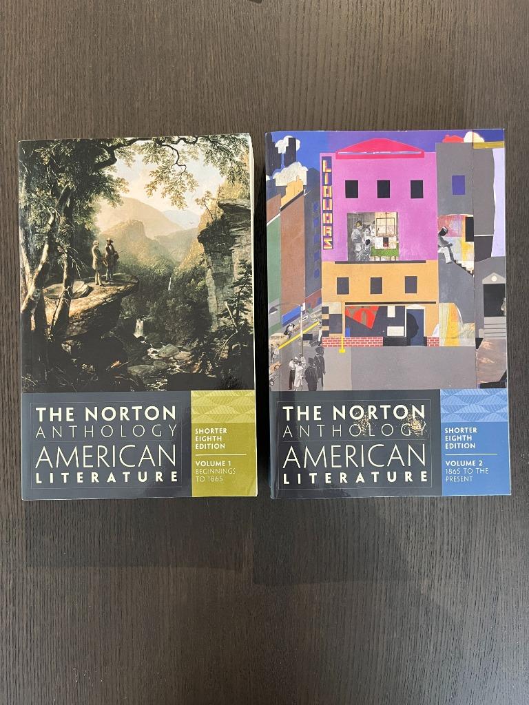 The Norton Anthology of American Literature A&B 8th ed., Enlèvement ou Envoi, Neuf