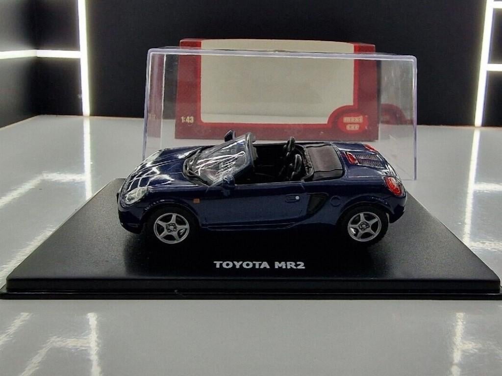 1:43 Maxi Car Toyota MR MR2 W30 2000–2007 donkerblauw, Hobby & Loisirs créatifs, Voitures miniatures | 1:43, Comme neuf, Voiture