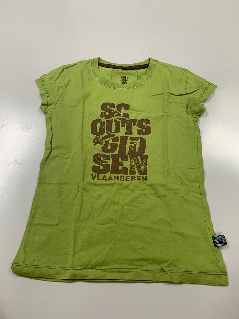 Scouts en gidsen Vlaanderen t-shirt maat 12-14, Ophalen, Zo goed als nieuw