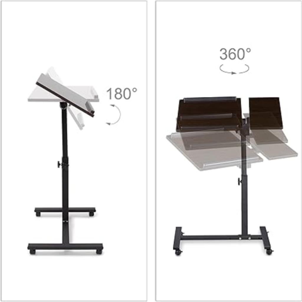 Laptoptafel in hoogte verstelbaar SNELLE GRATIS LEVERING, -, Verzenden, -, RELAXDAYS