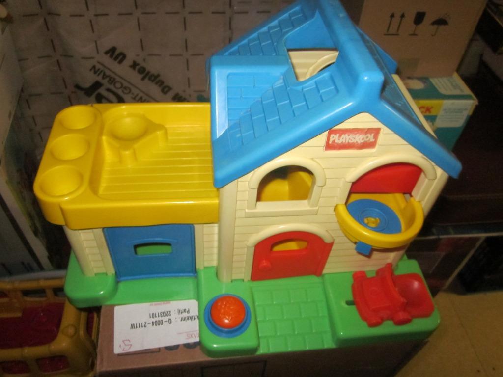 FISCHER PRICE - HUIS - PLAYSKOOL, Kinderen en Baby's, Ophalen of Verzenden, Zo goed als nieuw, Speelset, Met geluid