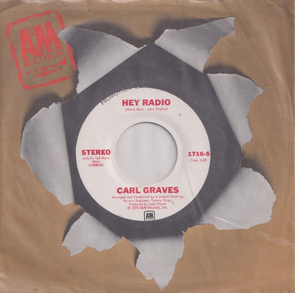 Carl Graves – Hey radio – Single – DJ copy, Gebruikt, 7 inch, Single, Ophalen of Verzenden