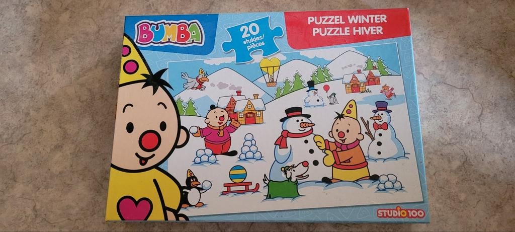 Bumba puzzel winter 20 stukjes  studio 100, Ophalen of Verzenden, Zo goed als nieuw