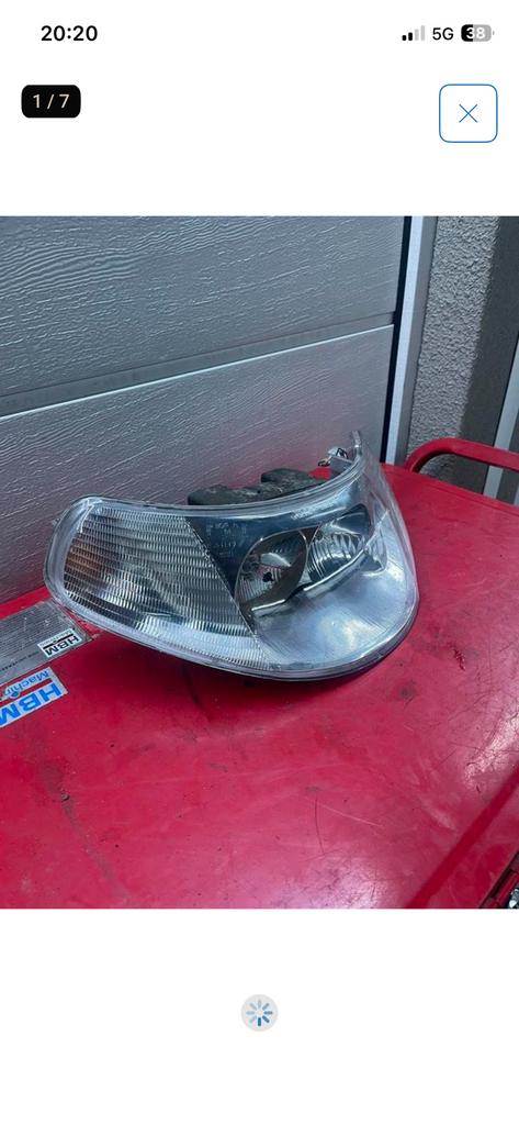 Piaggio hexagon - phare avant/feu avant, Envoi, Bloc