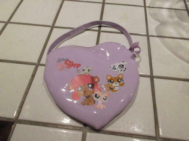 hartvormig tasje little petshop, Utilisé