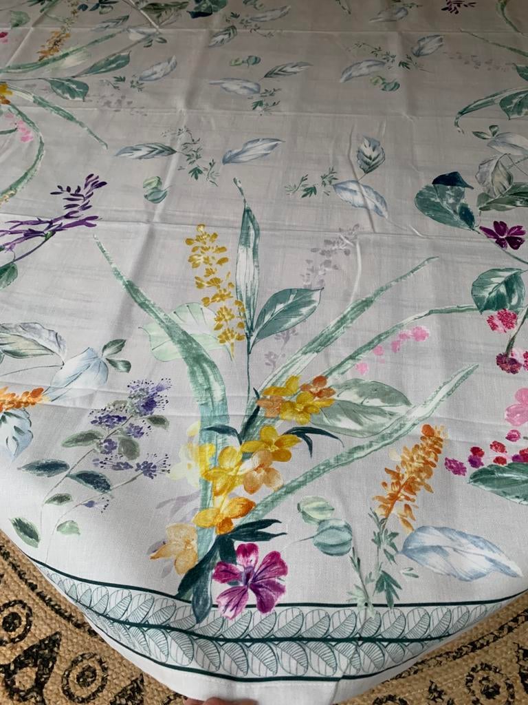 Tafelkleed rond + 4 serviette, Linvosges - NIEUW, Huis en Inrichting, Ophalen, Rond