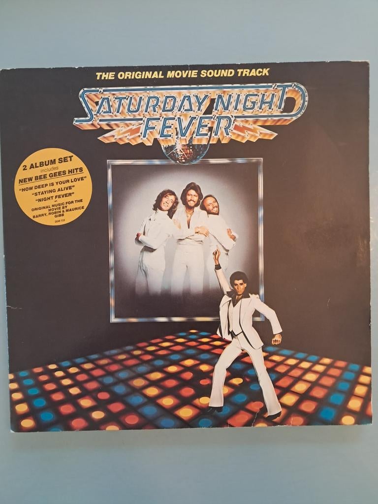 Saturday night fever movie soundtrack 2lp. Nederland print!, Envoi, Comme neuf