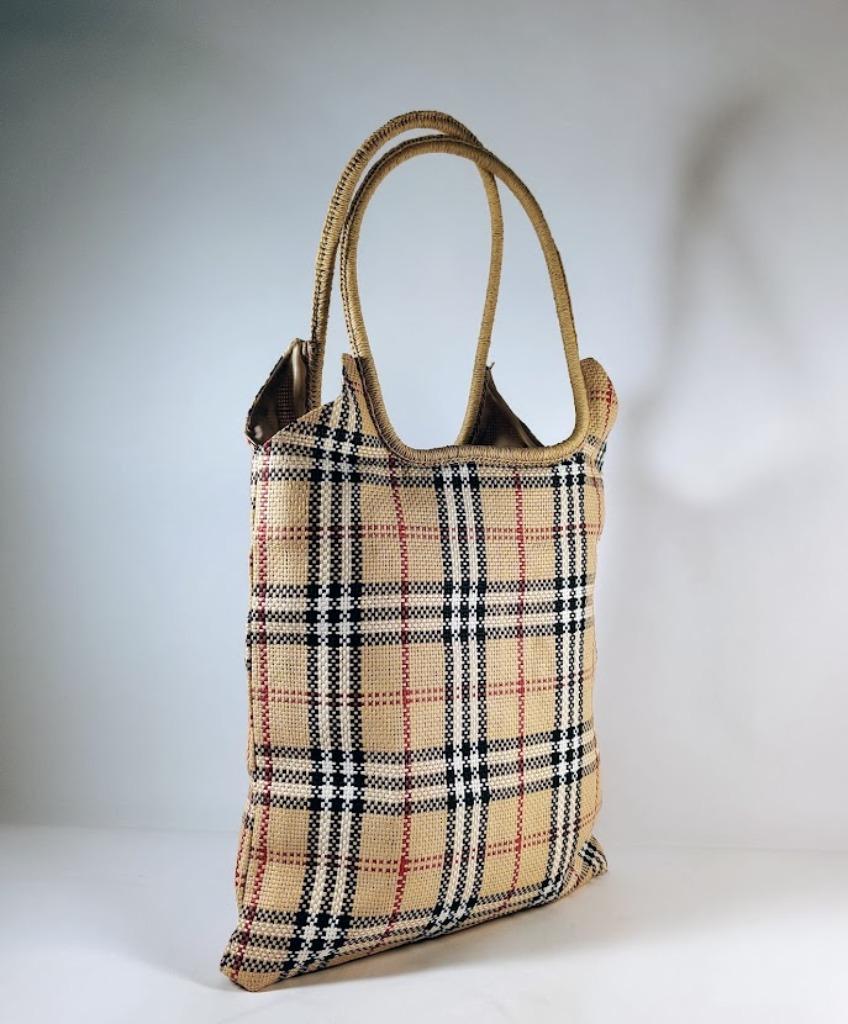 Sac cabas tissé losange, Enlèvement ou Envoi