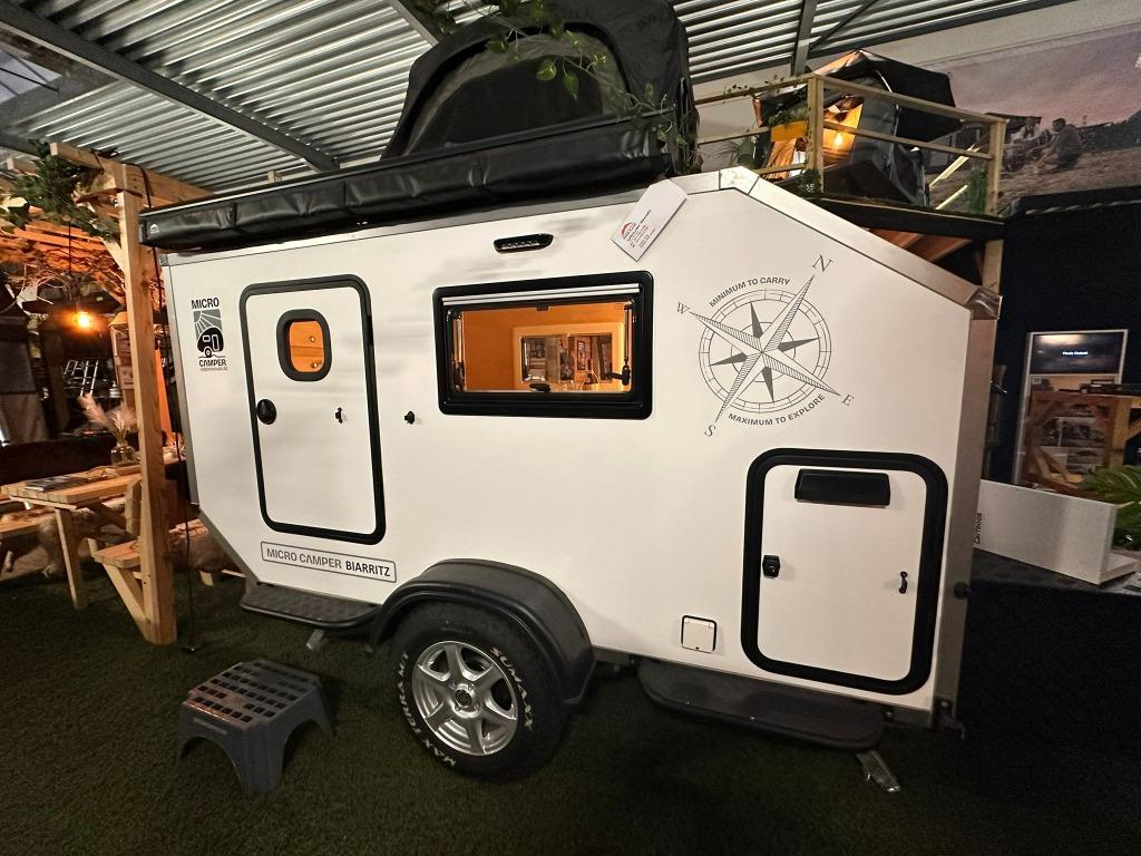 Micro Camper Biarritz - Mini caravan 750kg teardrop, Autres marques, Entreprise, Jusqu'à 4 m, 500 - 750 kg