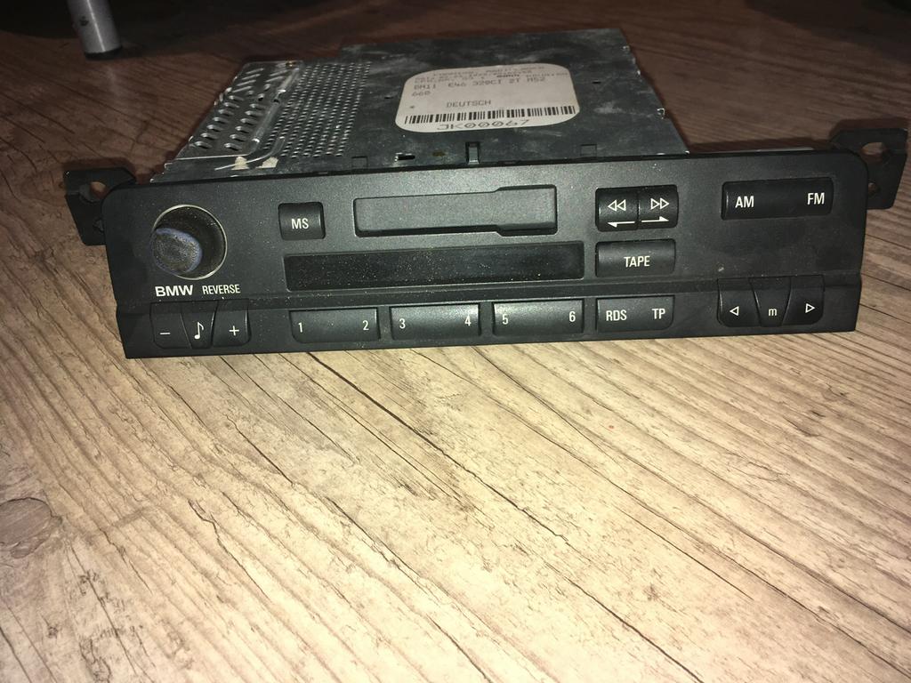 BMW e46 originele radio cassette speler, Ophalen of Verzenden, Zo goed als nieuw