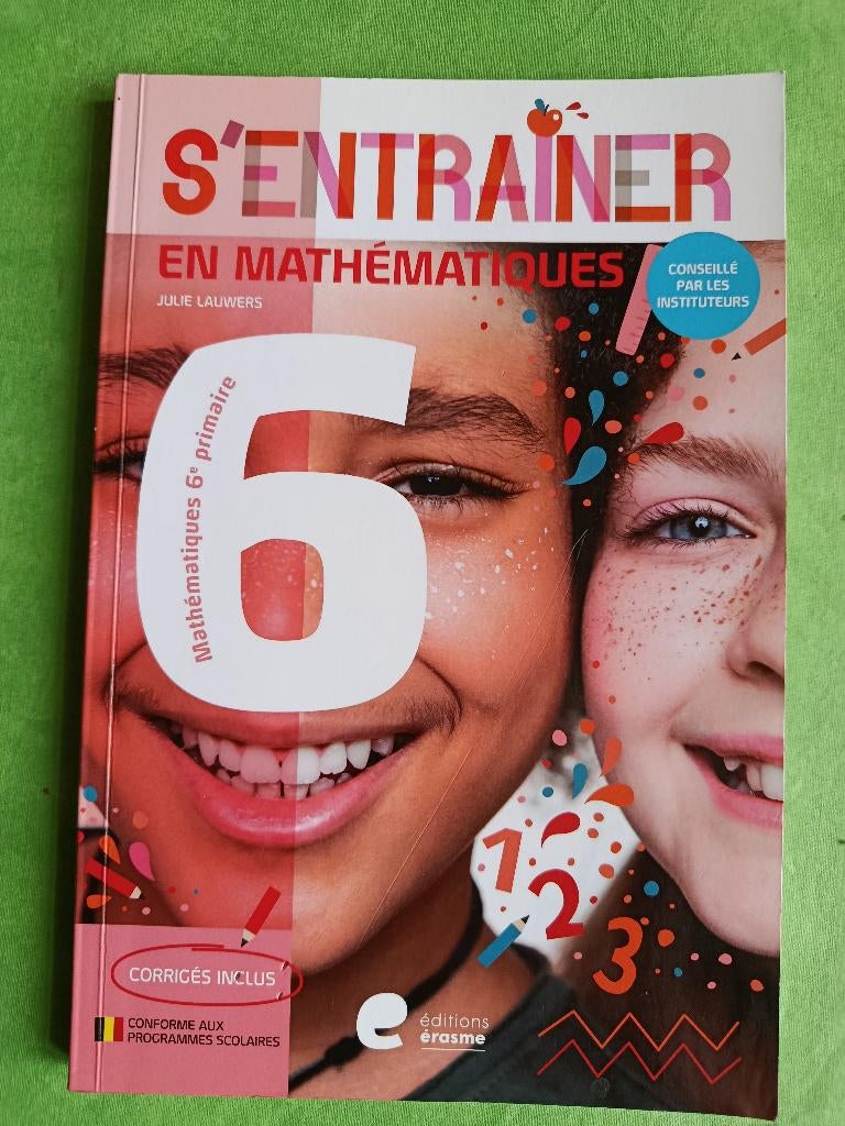 S'entrainer en Mathématiques - 6e primaire, Boeken, Ophalen of Verzenden, Zo goed als nieuw, Wiskunde A, Julie Lauwers