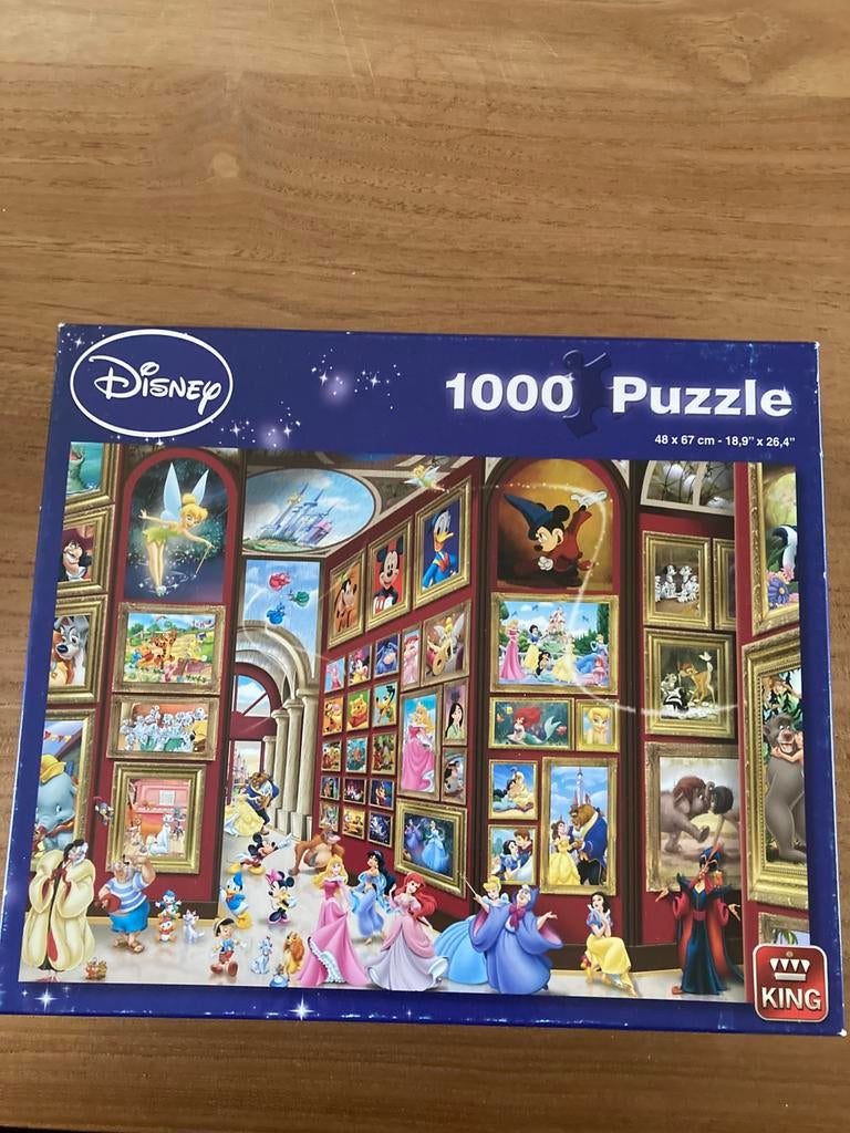 Disney Kunstgalerij-1000st, Enlèvement, Comme neuf, Puzzle