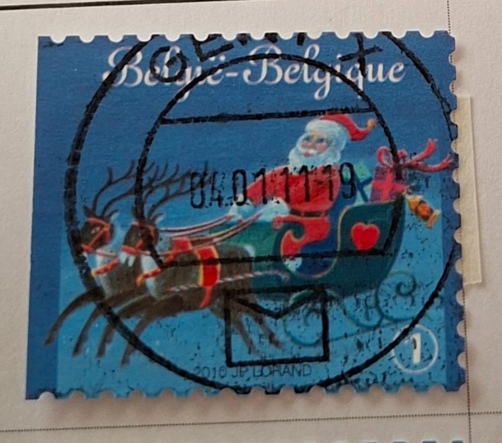 Postzegels België OBP 4087/4087c, Postzegels en Munten, Postzegels | Europa | België, Kerst, Ophalen of Verzenden, Gestempeld
