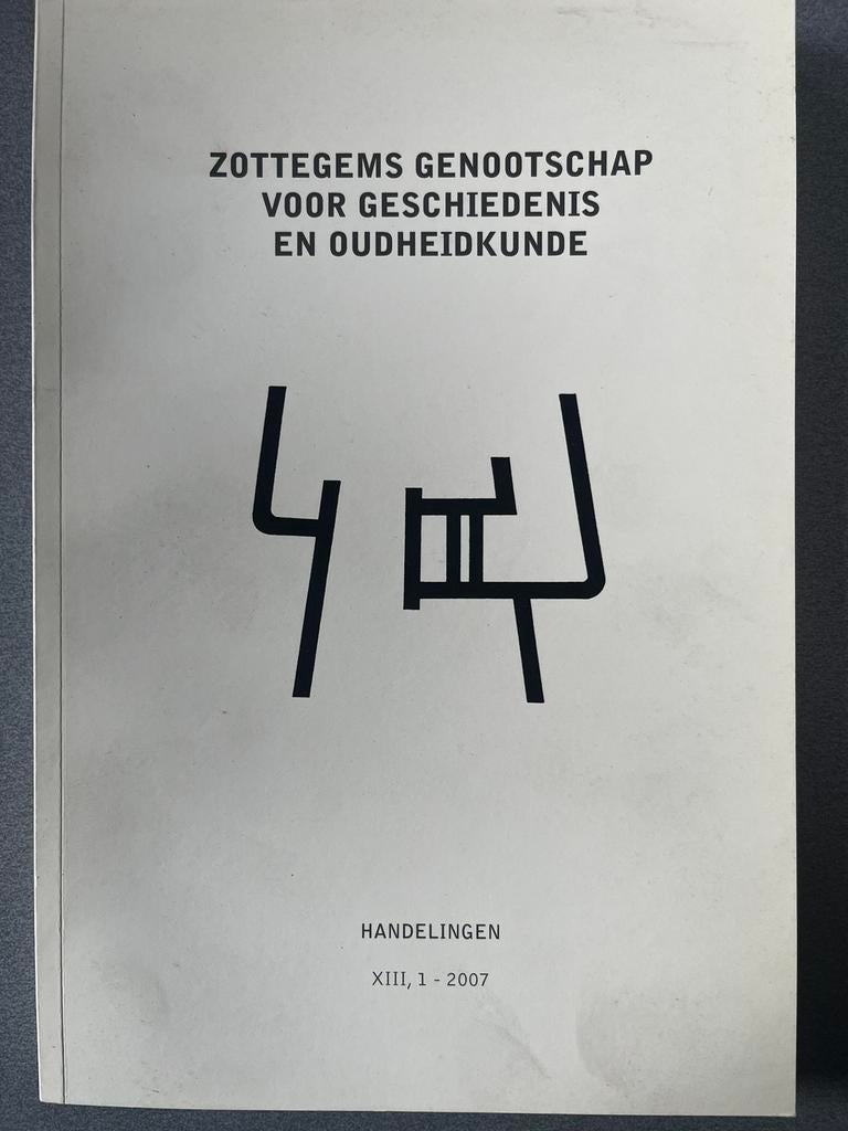Handelingen 13 van het Zottegems Genootschap 2007, Ophalen of Verzenden, Nieuw