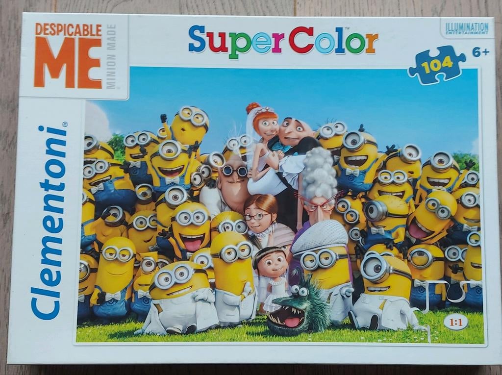 Puzzel minions clementoni 104 stuks, Enlèvement