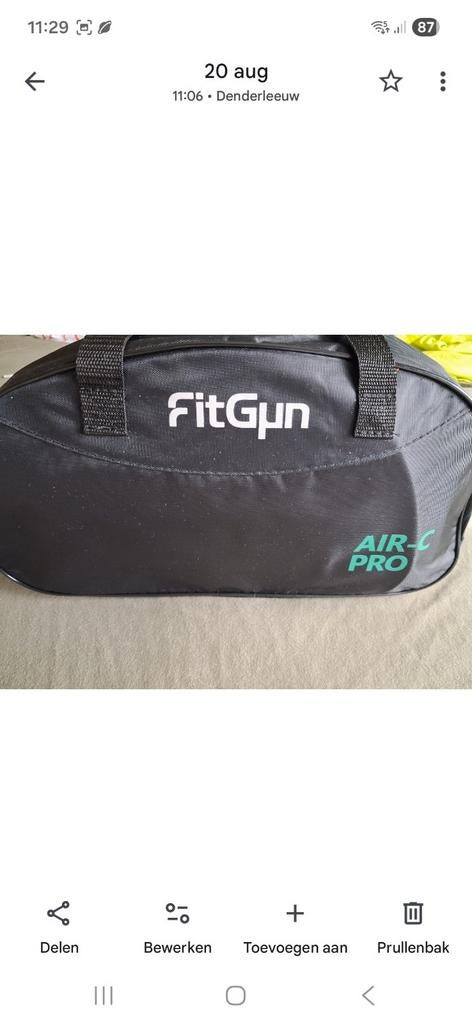 Fitgun Air-C Pro, Enlèvement ou Envoi, Appareil