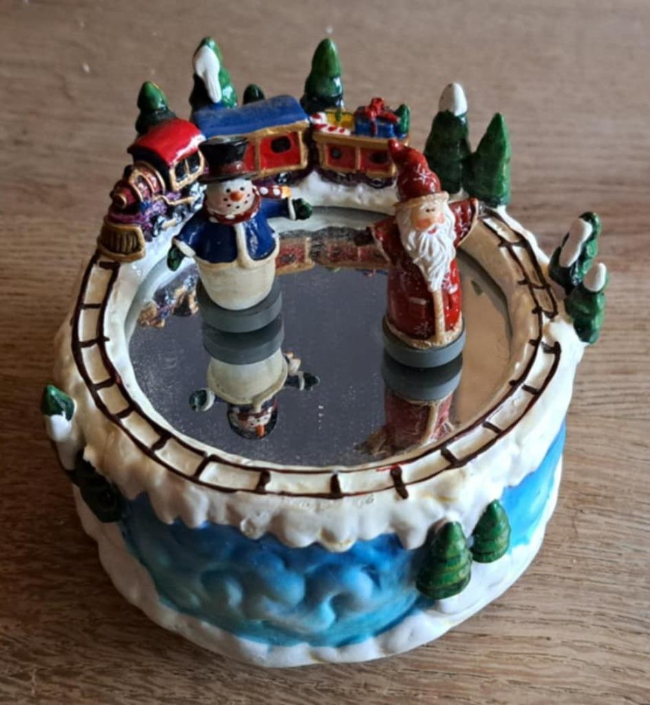 Décoration de Noël : " Boite à musique", Ophalen of Verzenden