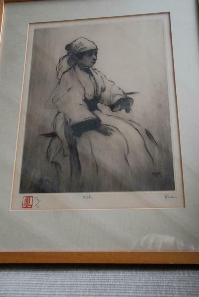 Tekening van J. Frison, Antiek en Kunst, Ophalen