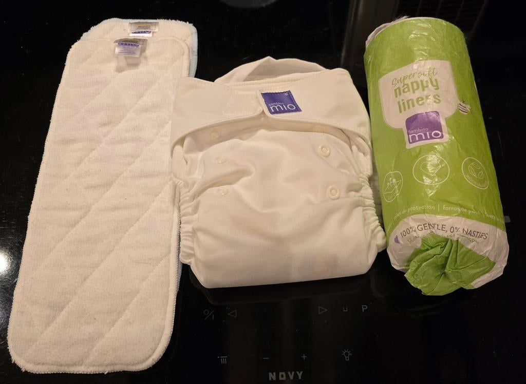 Couche lavable Bambino Mio blanche NOUVELLE !, Enfants & Bébés, Enlèvement ou Envoi, Neuf