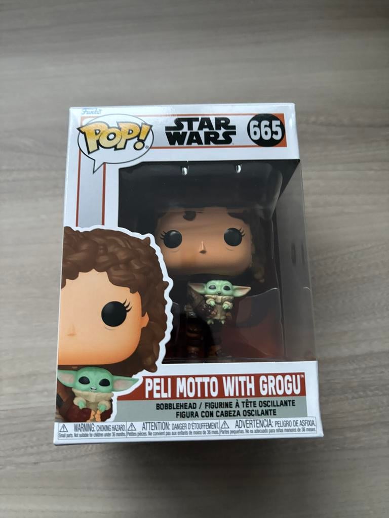 Funko Pop! Star Wars #665 – Peli Motto with Grogu – Mint /, Ophalen of Verzenden, Zo goed als nieuw