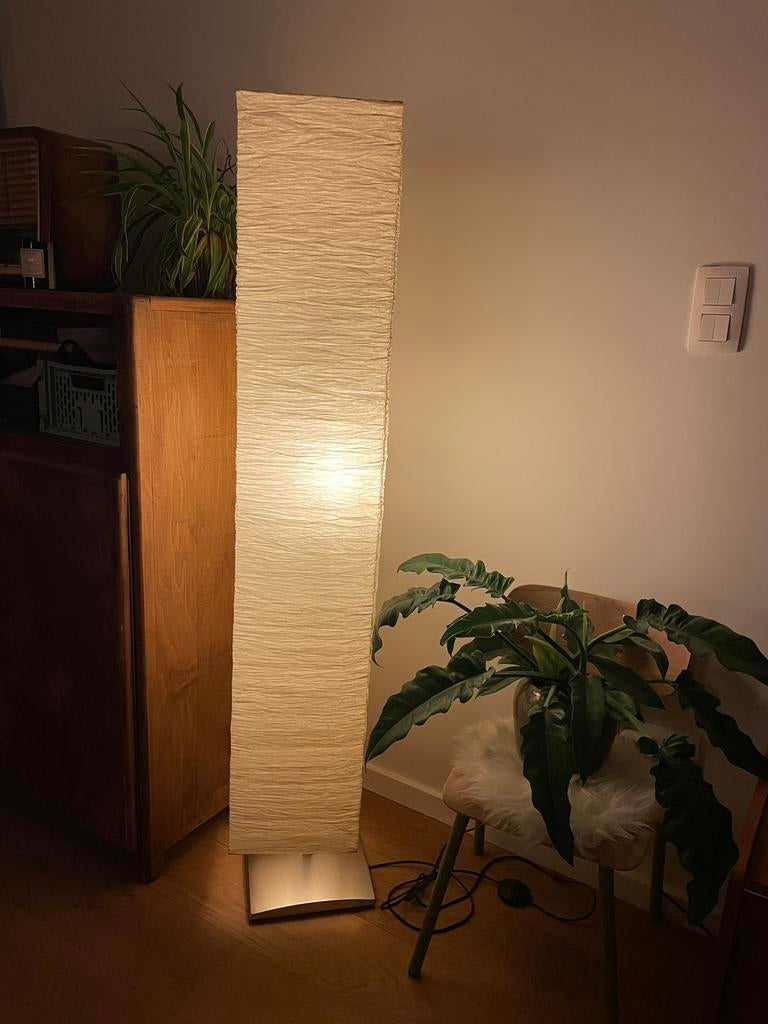 Papieren sta lamp ikea - staande lamp - vloerlamp, Ophalen, Gebruikt