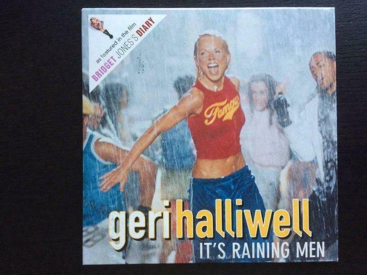 Geri Halliwell  Single It's raining men, CD & DVD, Envoi