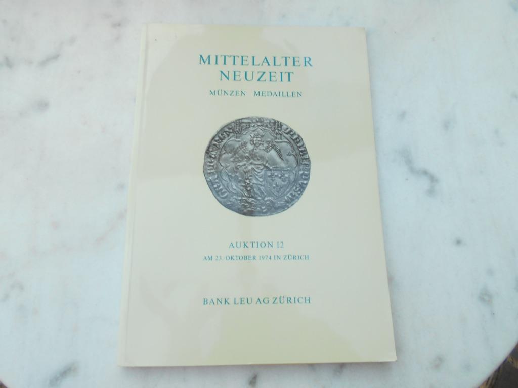 ancien catalogue vente monnaies Zurich 1974, Livres, Enlèvement ou Envoi, Utilisé, Catalogue