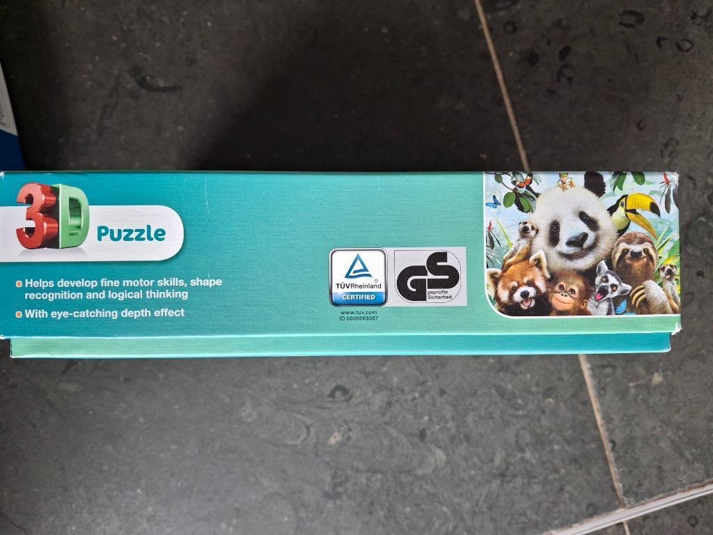 3D puzzel dieren, Ophalen of Verzenden, Gebruikt