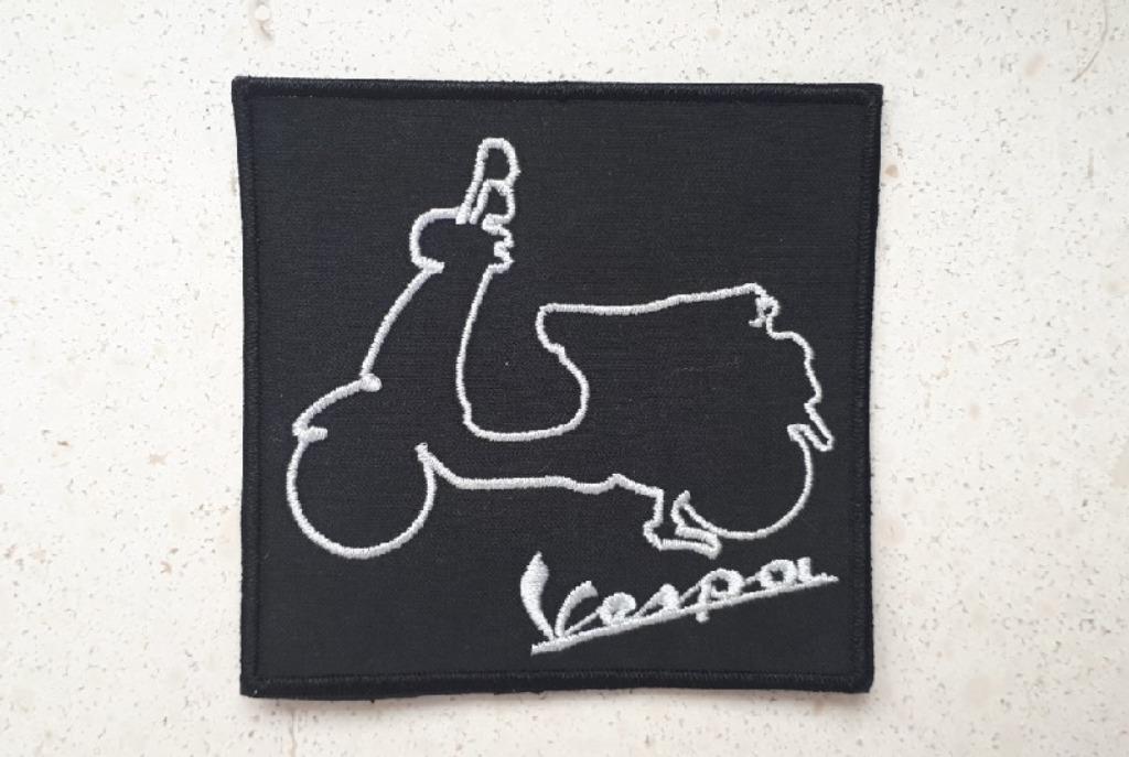 Patch Vespa - 75 x 30 mm, Motoren, Ophalen of Verzenden, Nieuw