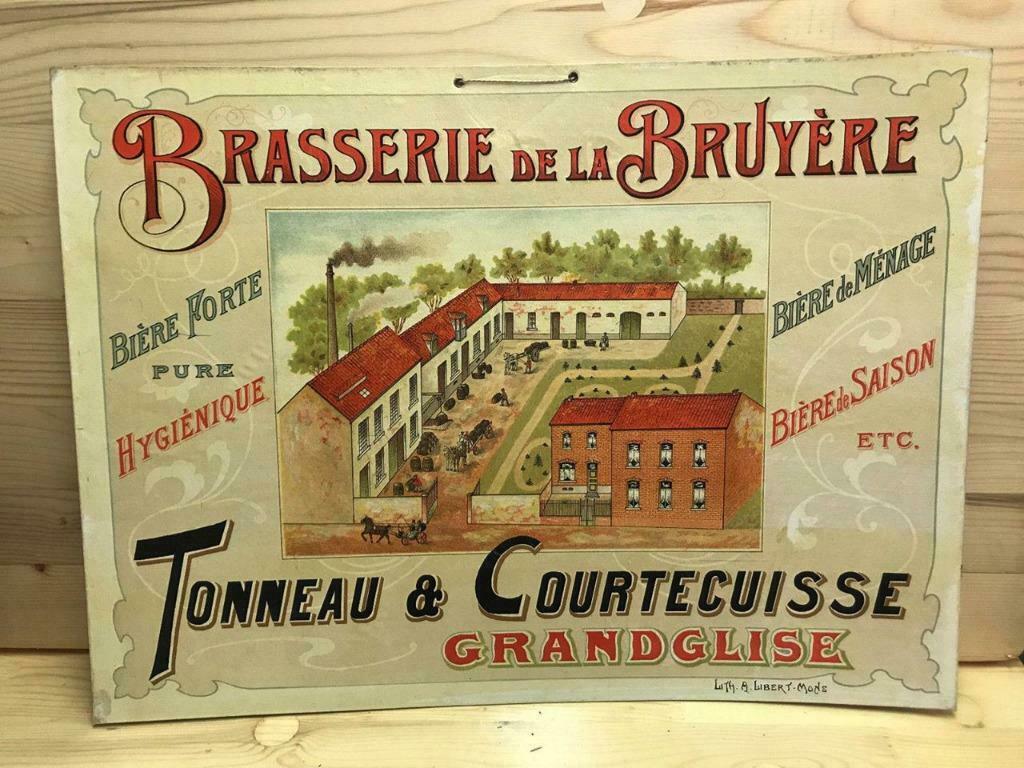 Carton publicitaire / BRASSERIE BRUYERE Grandglise / bière, Enlèvement ou Envoi