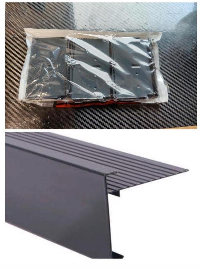 14 Koppelstukken voor aluminium daktrimmen, Doe-het-zelf en Bouw, Ophalen of Verzenden, Zo goed als nieuw
