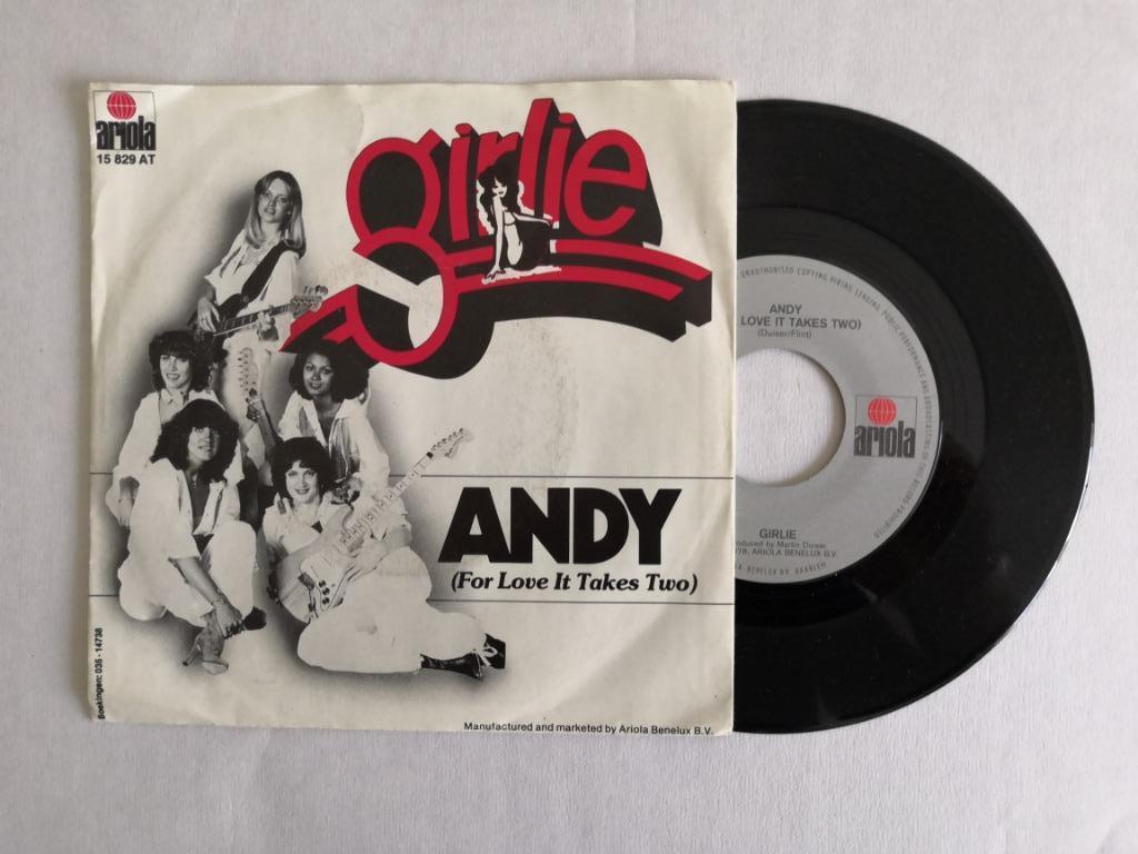 GIRLIE - Andy (for love it takes two) (single), Enlèvement ou Envoi, Single, Comme neuf, Pop