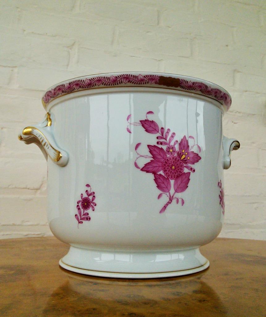 Pot de fleurs Herend en porcelaine Apponyi grand format, Antiquités & Art, Antiquités | Porcelaine, Enlèvement ou Envoi