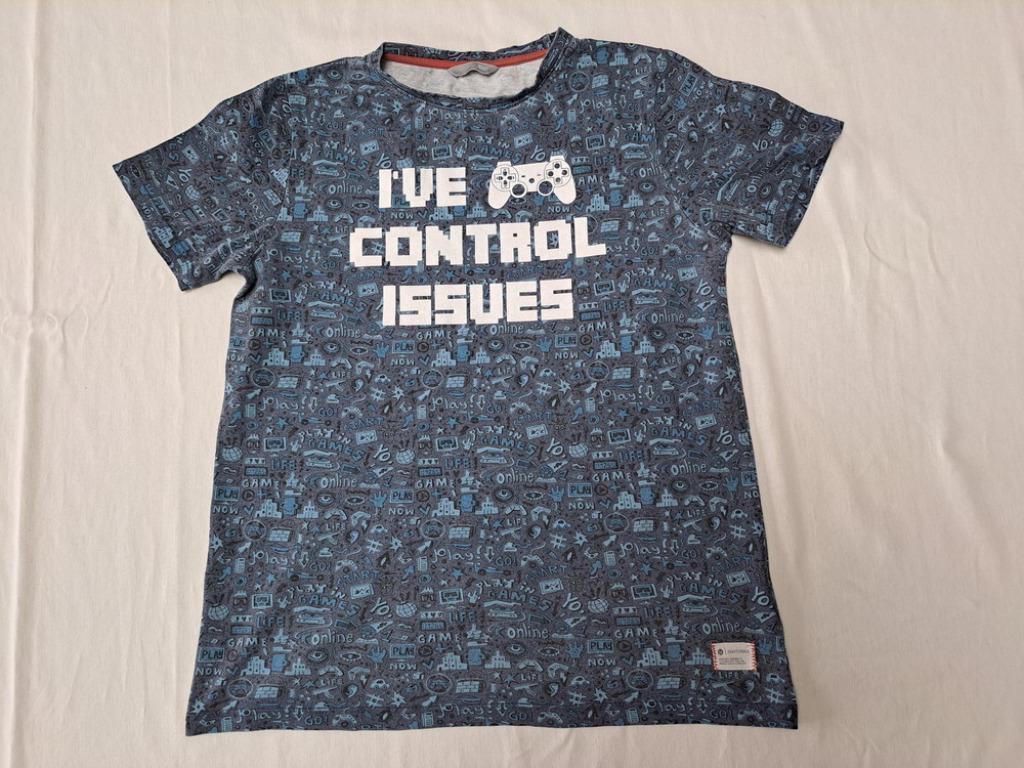 JBC t-shirt I’ve controle issues maat 164, Kinderen en Baby's, Kinderkleding | Maat 164, Gebruikt, JBC, Ophalen of Verzenden, Shirt of Longsleeve