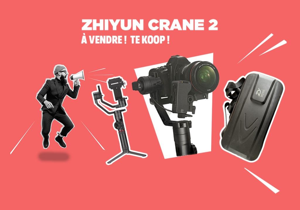 Zhiyun crane 2 - Parfait état - Neuf, Enlèvement ou Envoi, Neuf, Autres types